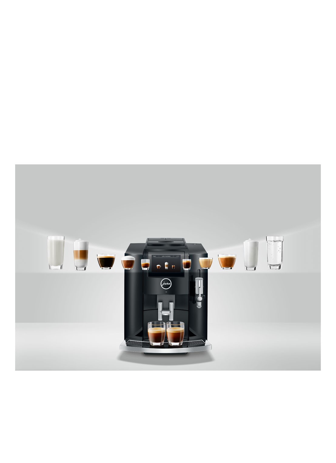 JURA S8 Piano Black EB volautomatische koffiemachine - detail 4 zwart
