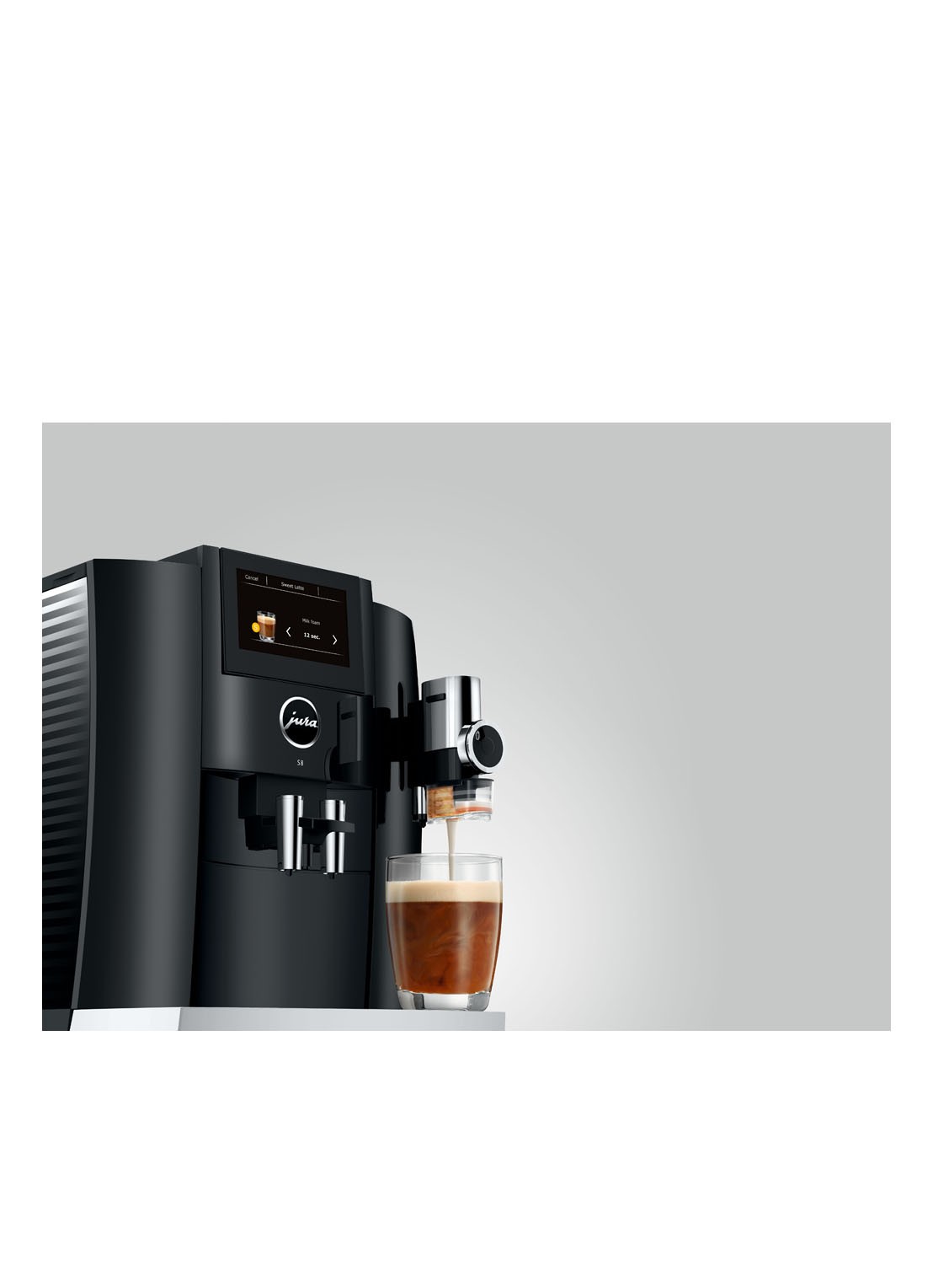 JURA S8 Piano Black EB volautomatische koffiemachine - detail 5 zwart