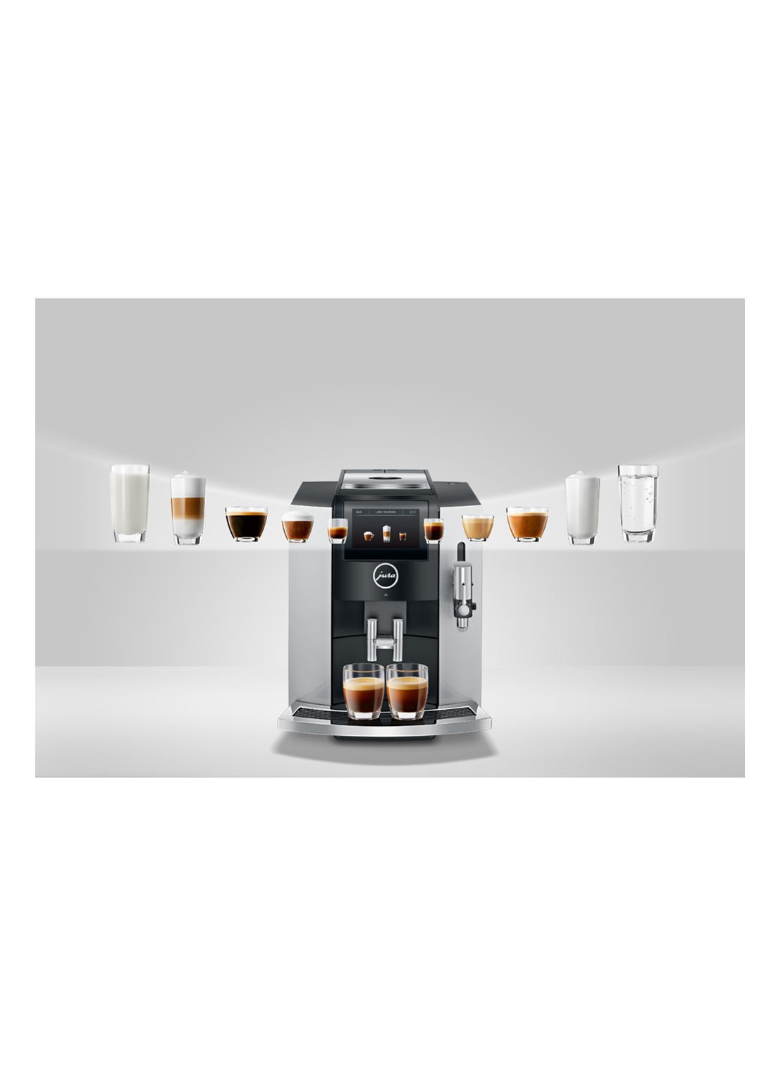 JURA S8 Silver koffiemachine 794670 - detail zilver