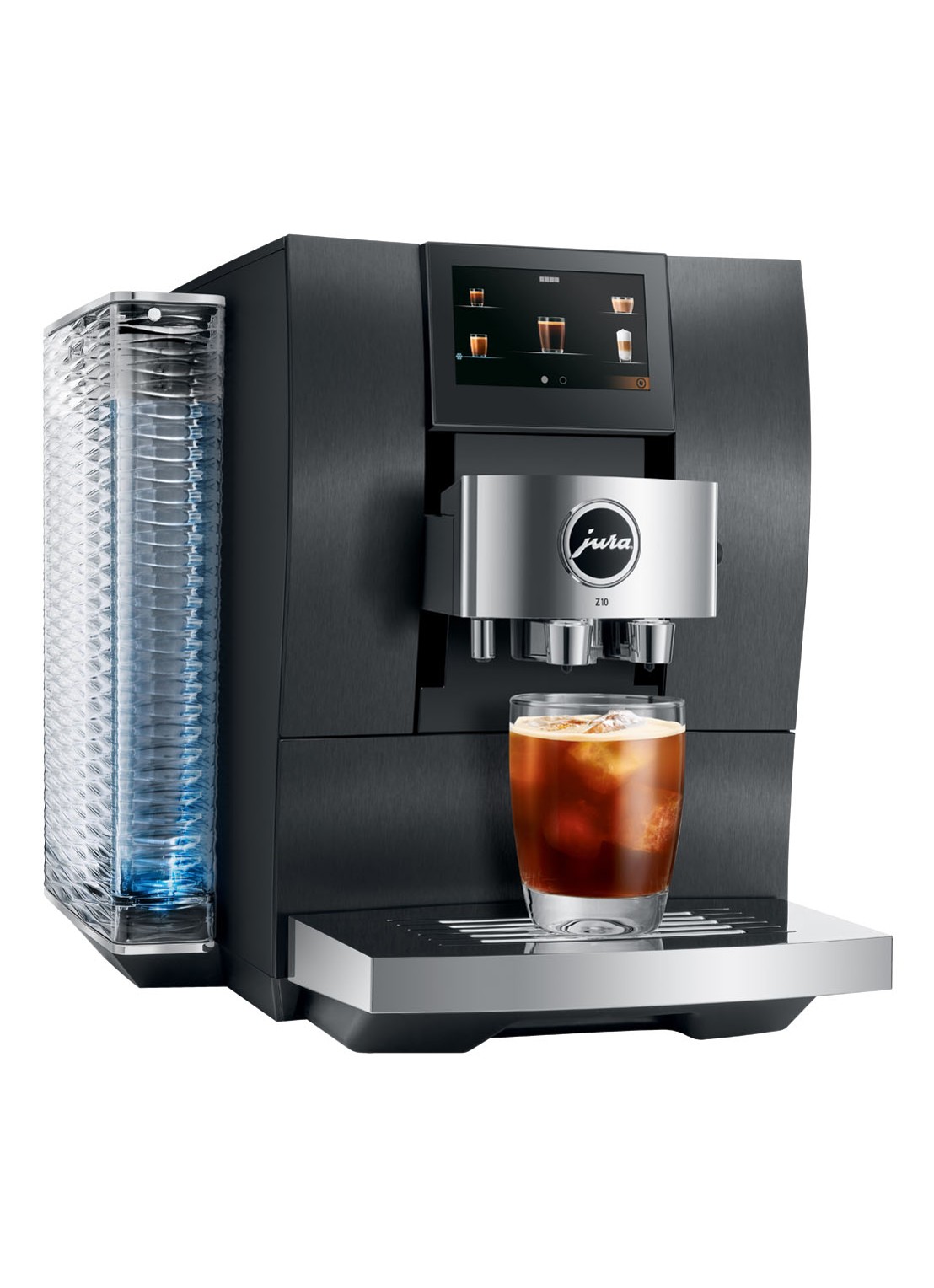 JURA Z10 Aluminium Black (EA) koffiemachine   - detail 3 zwart