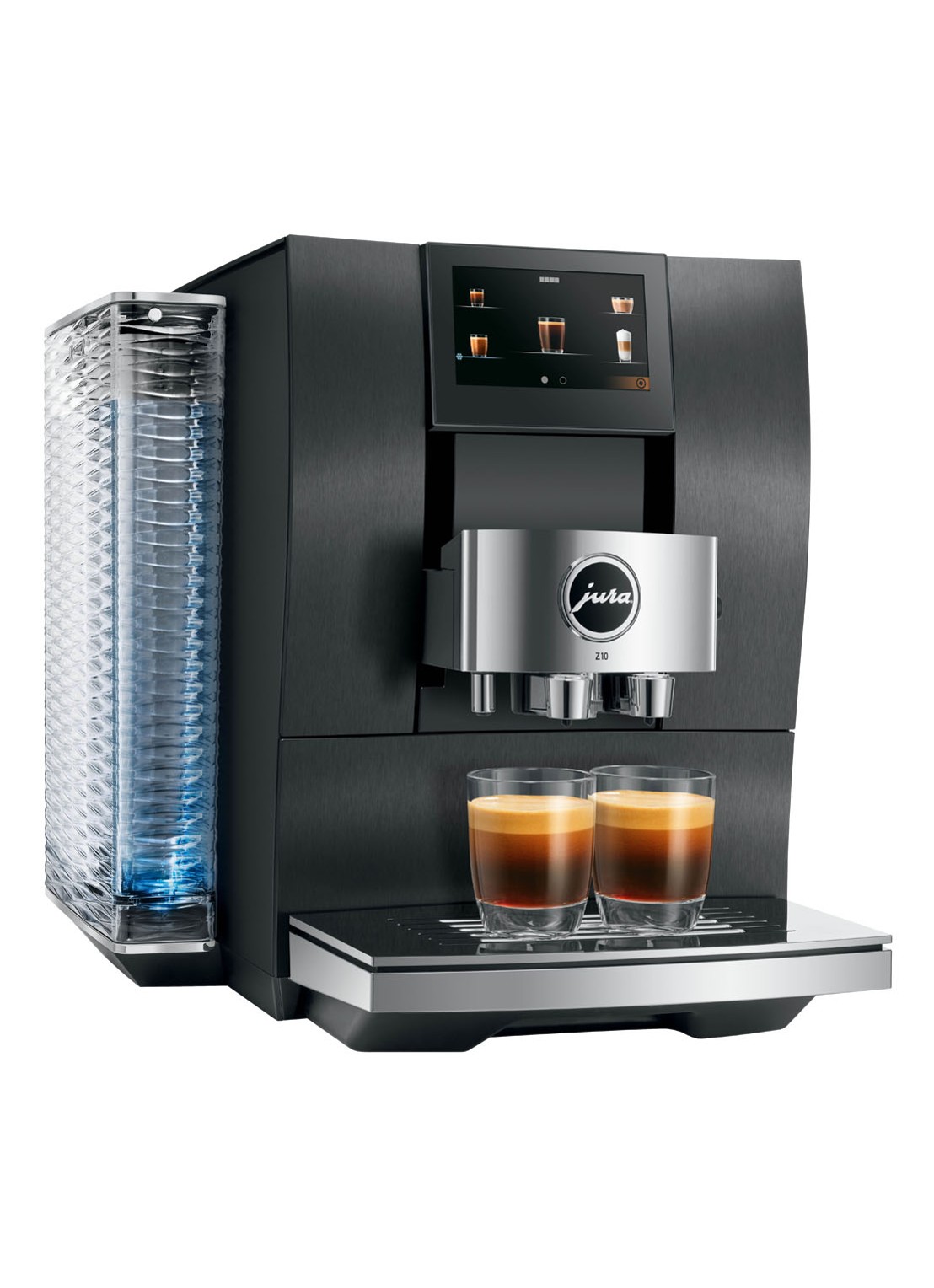 JURA Z10 Aluminium Dark Inox (EA) koffiemachine - detail 3 zwart