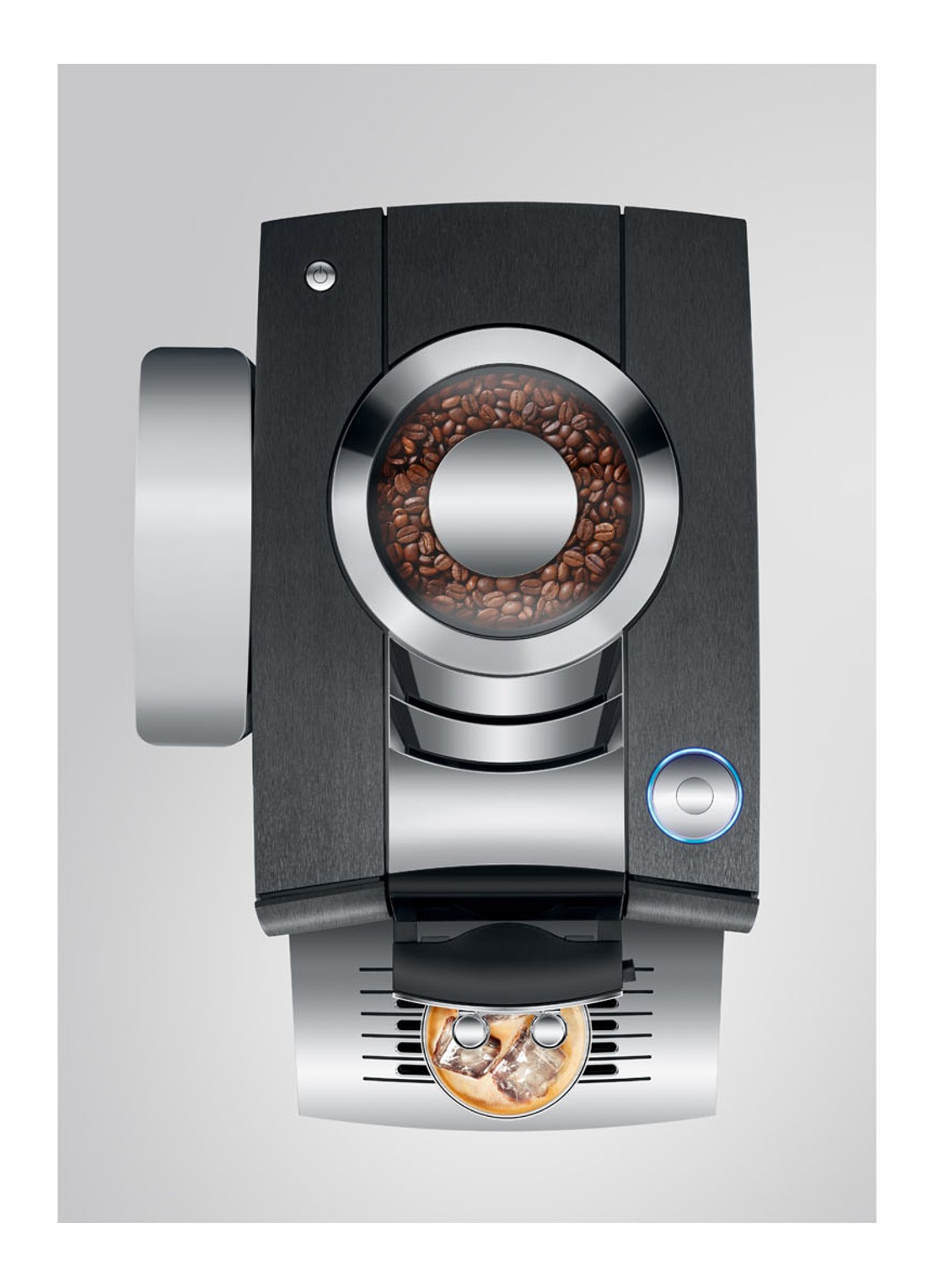 JURA Z10 Aluminium Dark Inox (EA) koffiemachine - detail 4 zwart