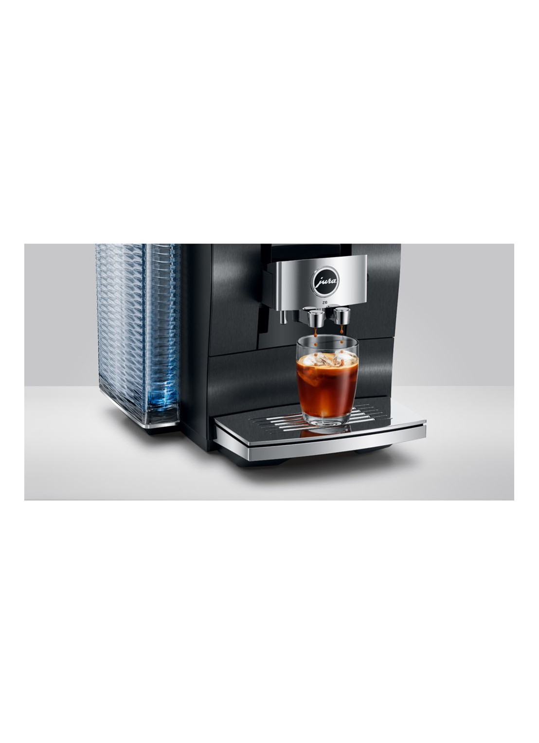 JURA Z10 Aluminium Dark Inox (EA) koffiemachine - detail 5 zwart