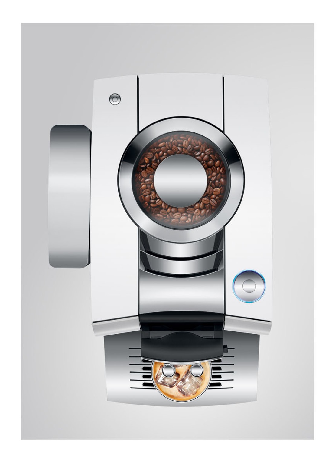 JURA Z10 Aluminium White (EA) koffiemachine - detail 2 aluminium
