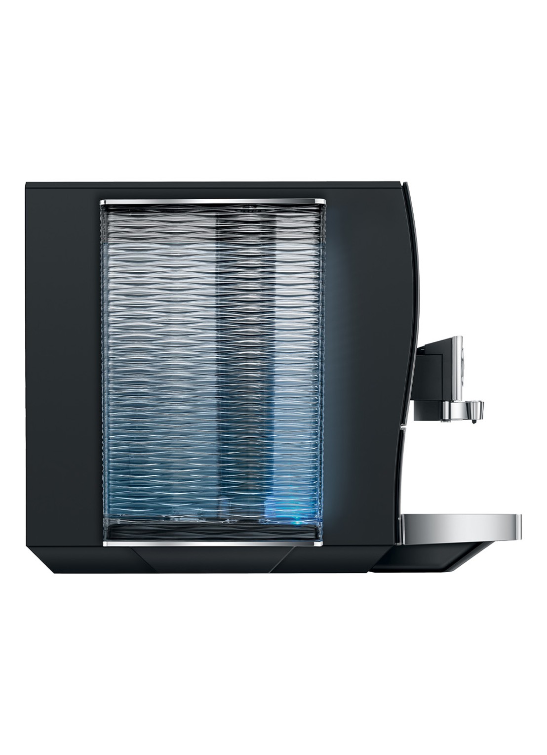 JURA Z10 Diamond Black (EB) volautomatisch koffiemachine - detail 4 zwart