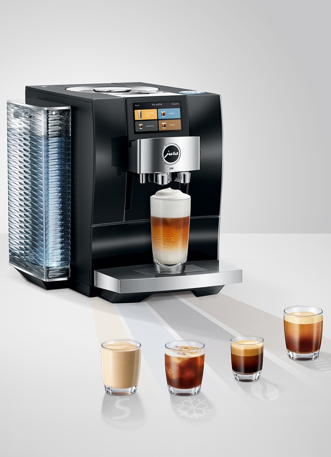 JURA Z10 Diamond Black (EB) volautomatisch koffiemachine - detail 5 zwart