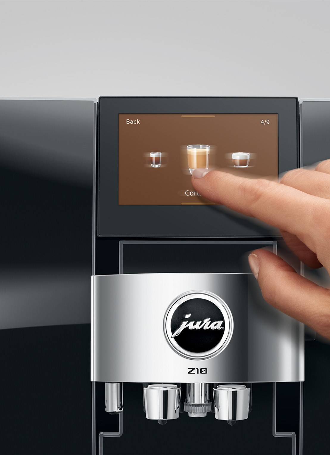 JURA Z10 Diamond Black (EB) volautomatisch koffiemachine - detail 7 zwart