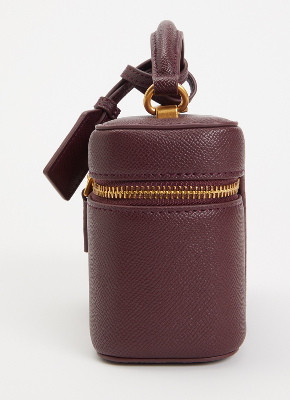 JW PEI Cleo Box handtas met afneembare schouderriem - detail 4 bordeauxrood