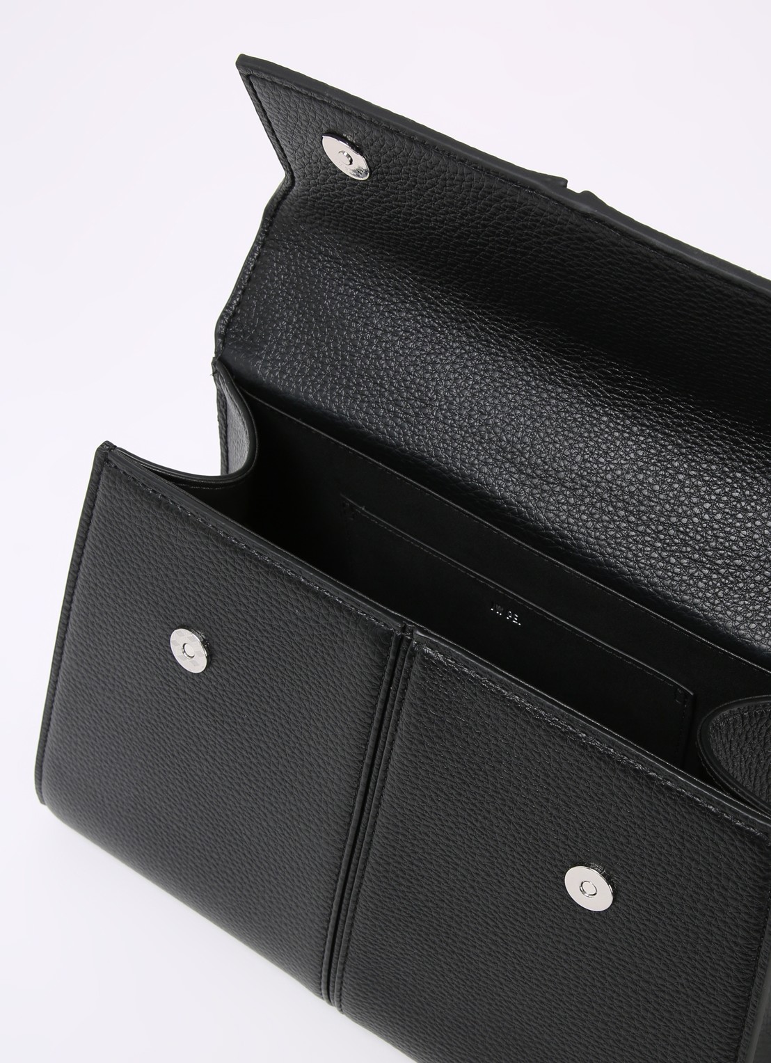 JW PEI Elise Large handtas met afneembaar schouderriem - detail 2 zwart