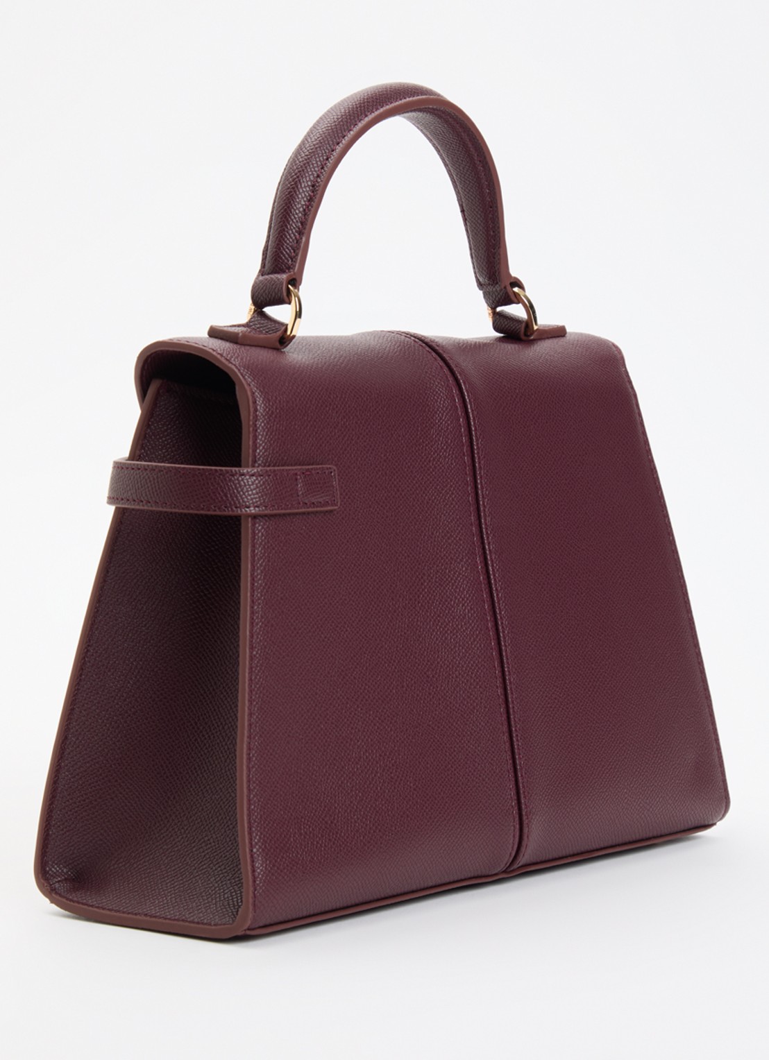 JW PEI Elise Large handtas met afneembare schouderriem - achterkant 5 bordeauxrood
