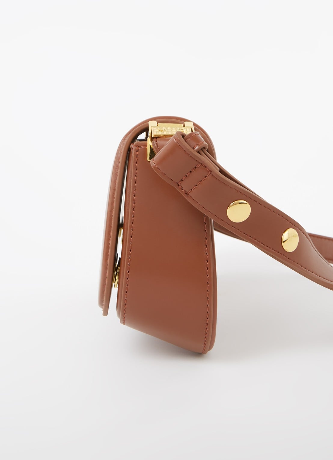 JW PEI Joy schoudertas met logo - detail 2 bruin