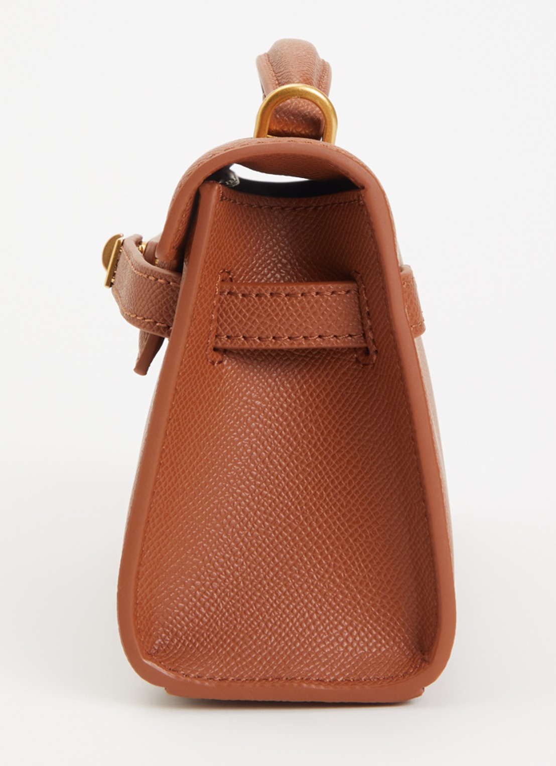JW PEI Noor handtas met afneembare schouderriem - detail 2 cognac