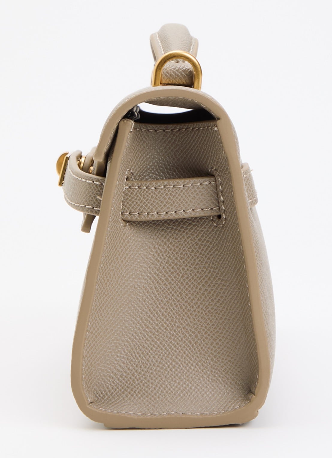 JW PEI Noor handtas met afneembare schouderriem - detail 3 donkerbeige