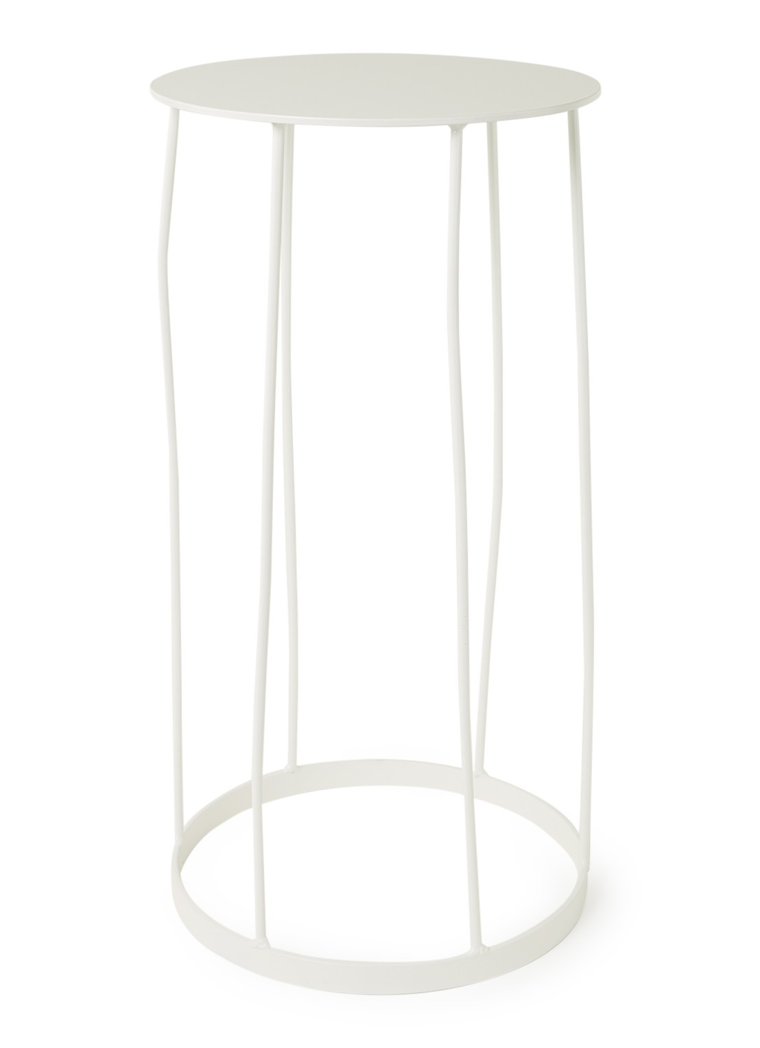 K'willeminhuis De Bijzetter bijzettafel 50 x 22 cm - voorkant wit