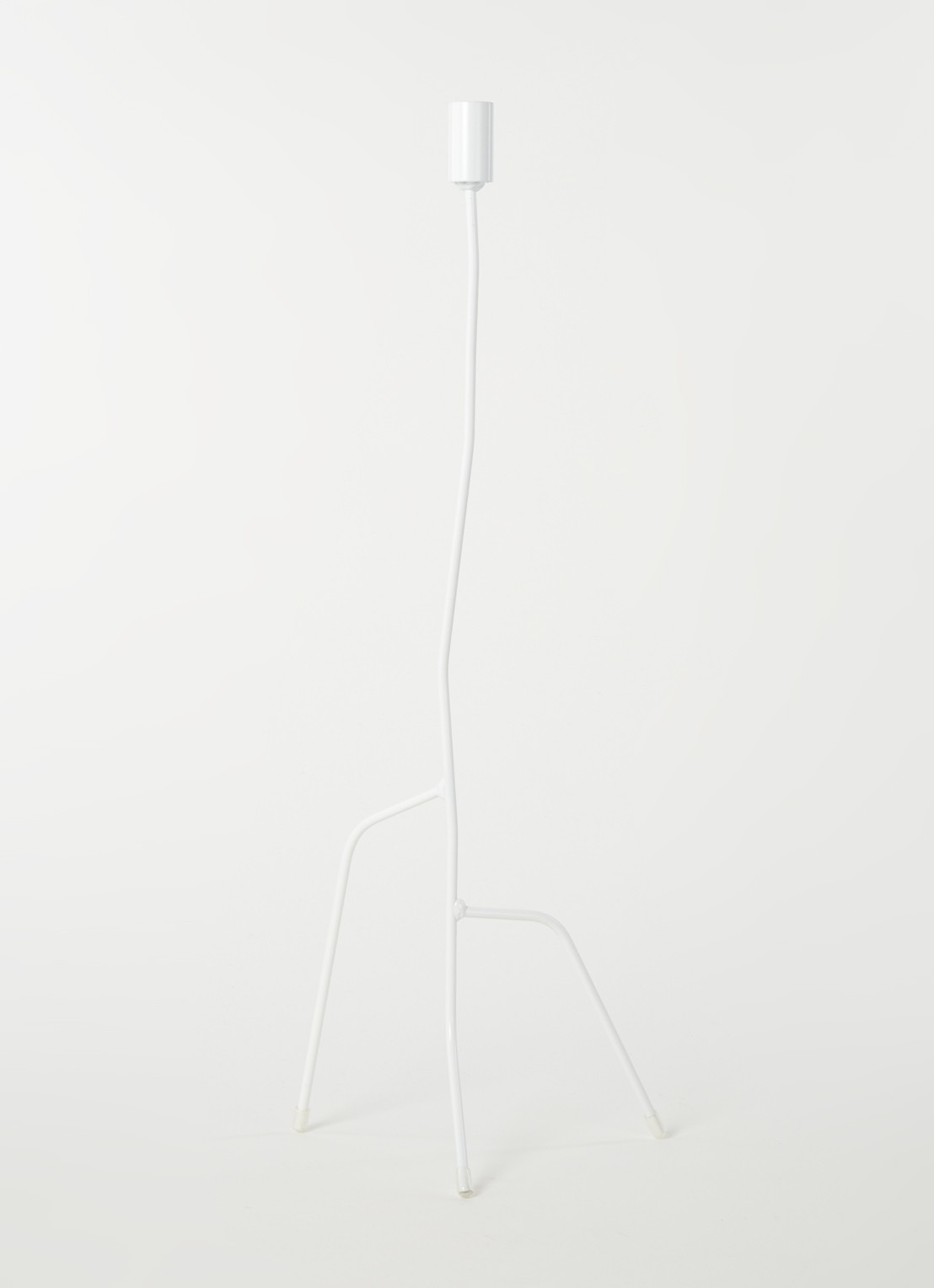 K'willeminhuis De Dunne Kandelaar L 65 cm - voorkant 2 wit
