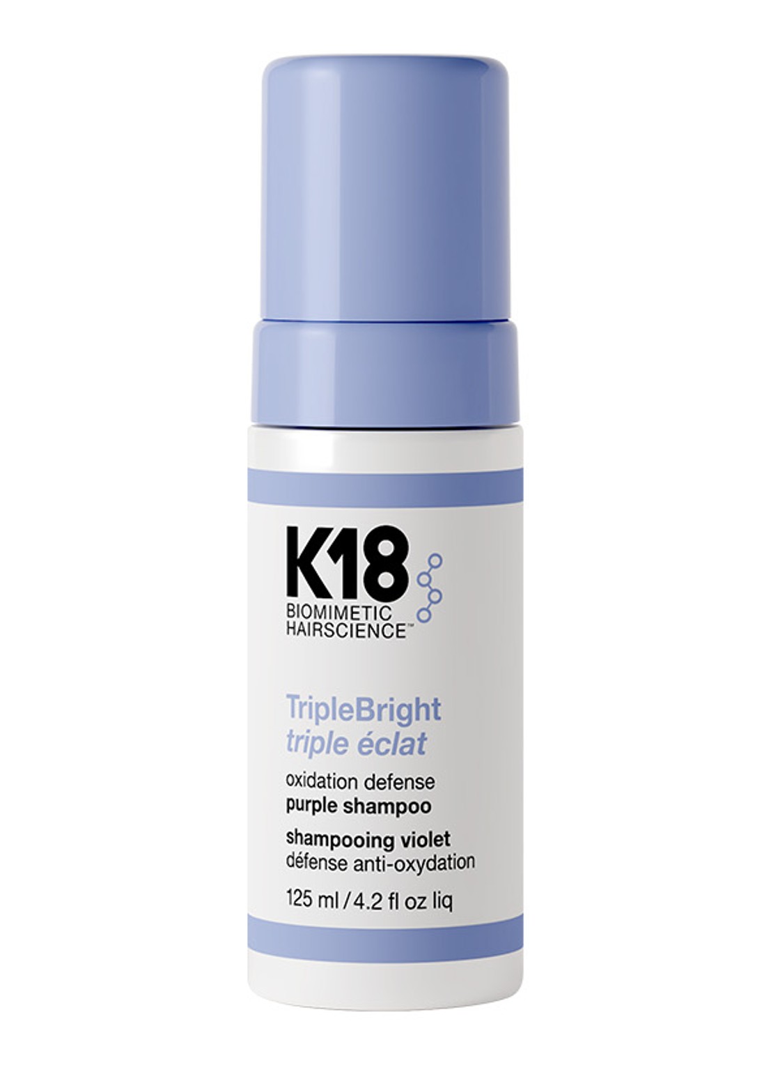 K18 TripleBright silver shampoo - zilver shampoo - voorkant 4 undefined