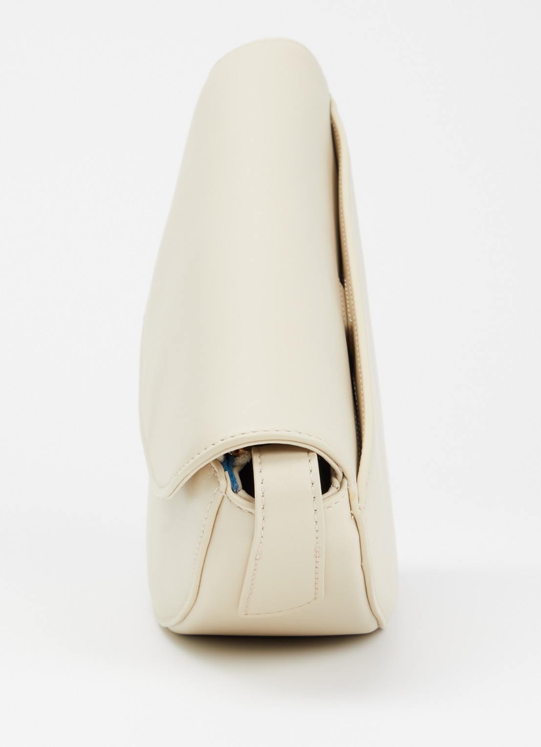 KAAI Rebel crossbodytas van leer - detail 3 creme