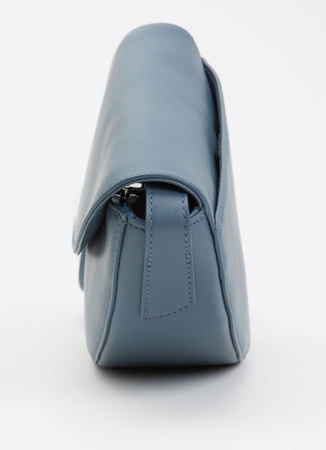 KAAI Rebel crossbodytas van leer - detail 3 petrol
