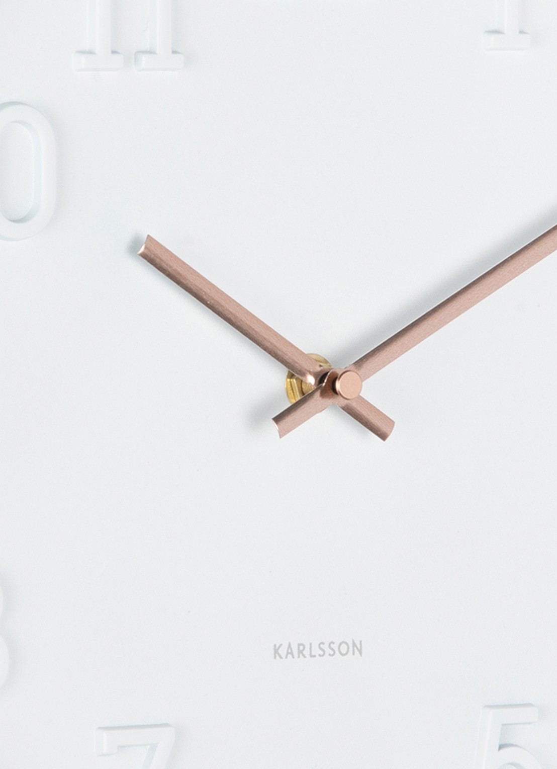 Karlsson Calma wandklok - detail 5 wit