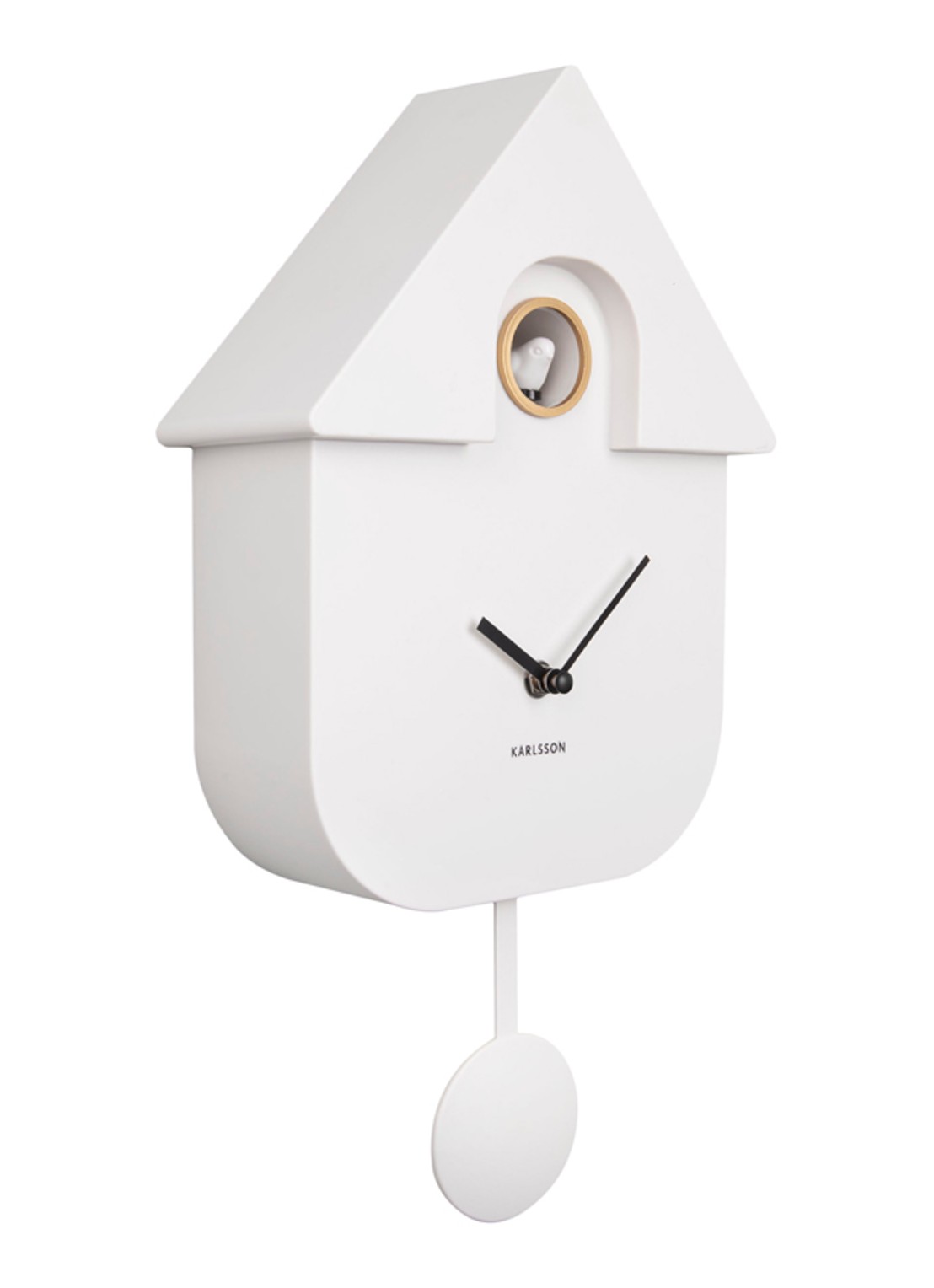 Karlsson Modern Cuckoo klok - detail 2 wit