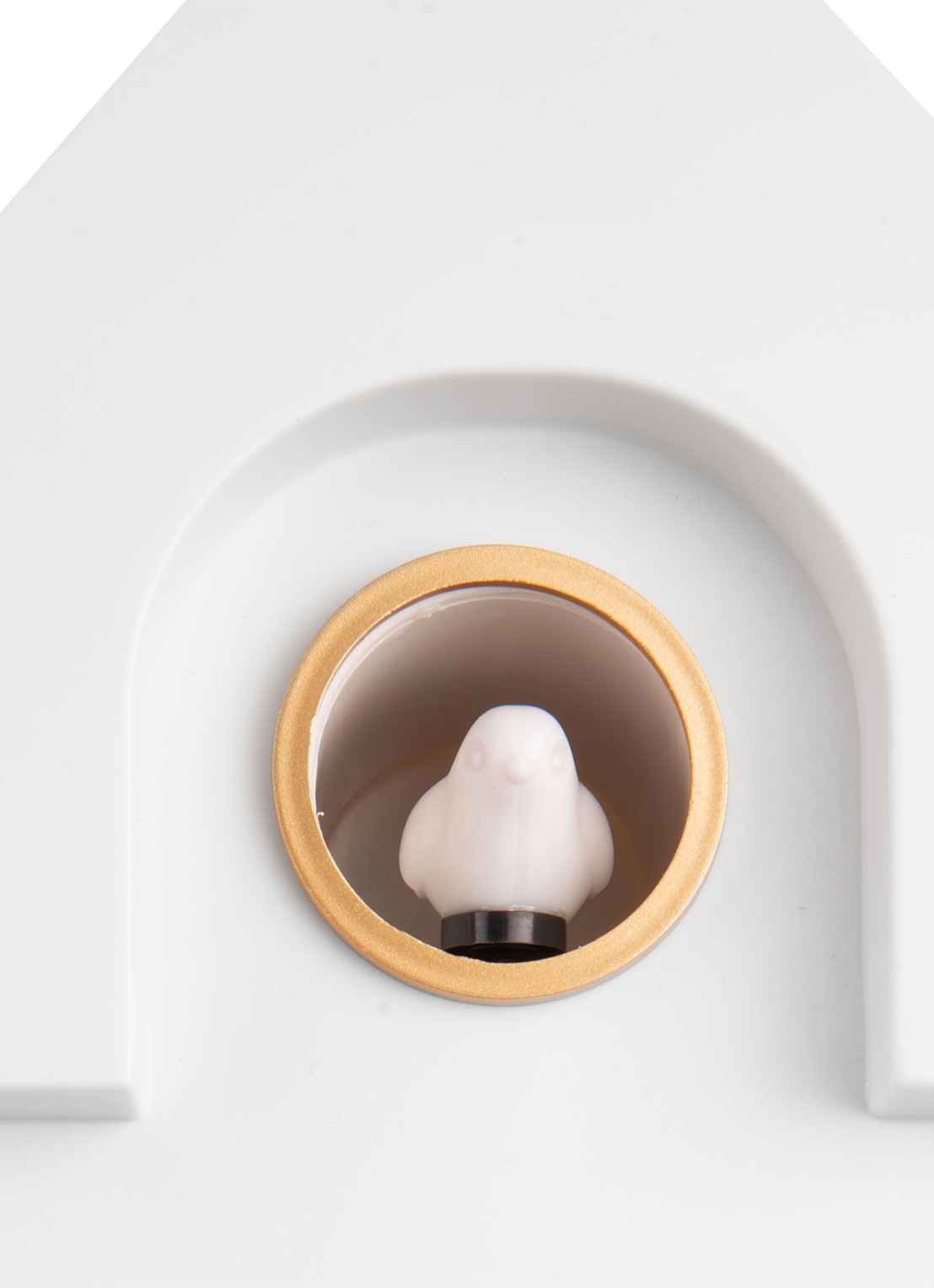 Karlsson Modern Cuckoo klok - detail 3 wit