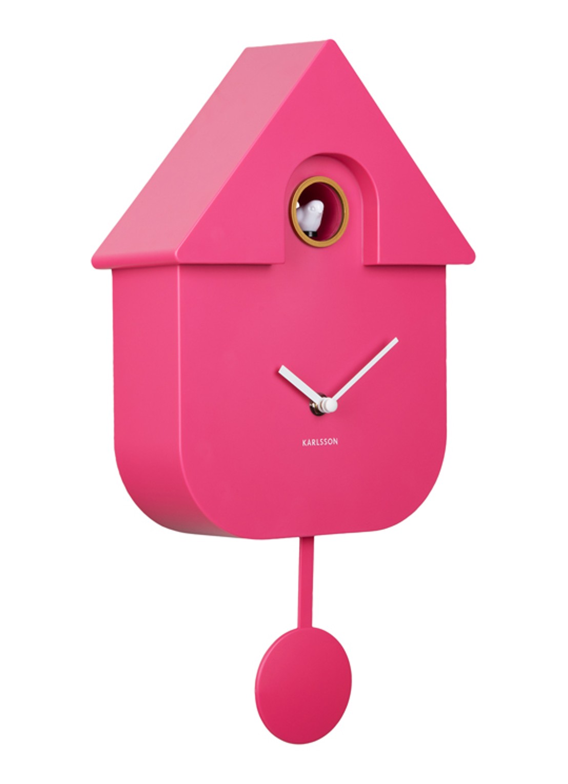 Karlsson Modern Cuckoo klok - detail 4 roze