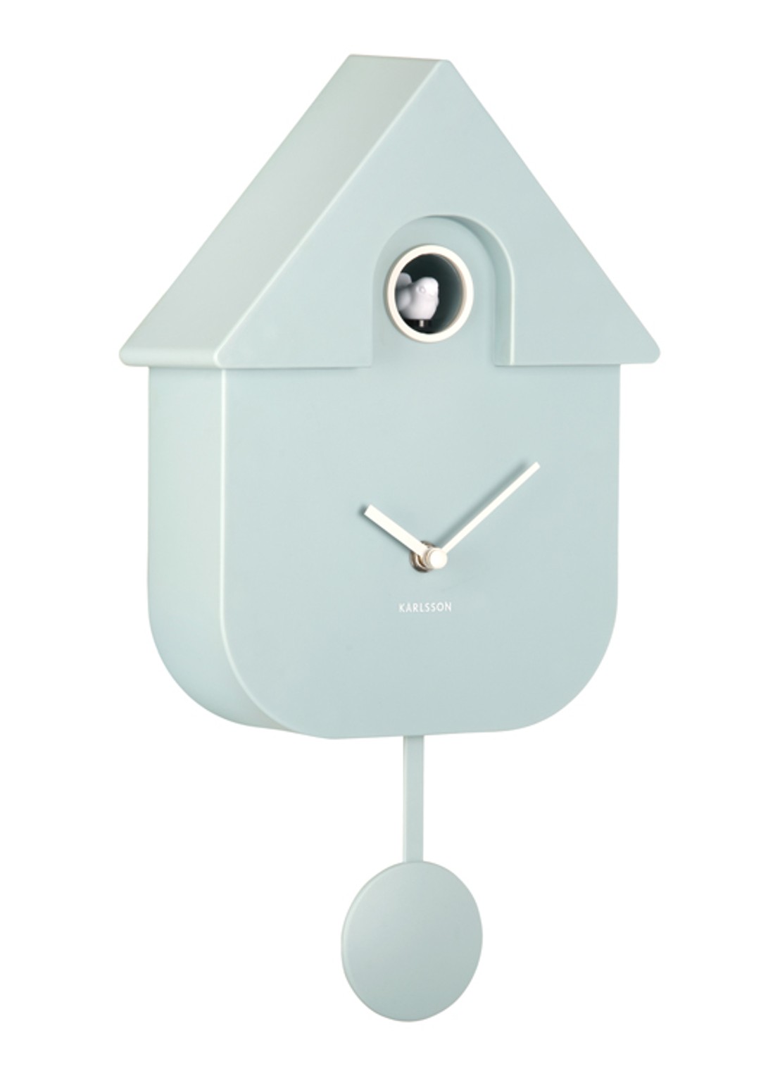 Karlsson Modern Cuckoo klok - detail 4 blauwgrijs