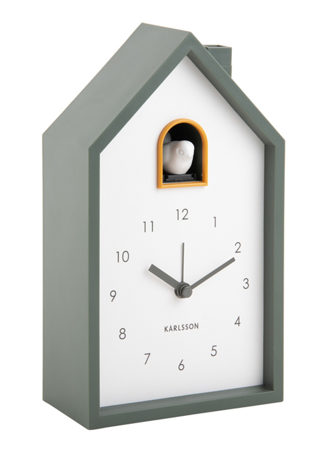 Karlsson Modern Cuckoo wekker - detail 4 groen