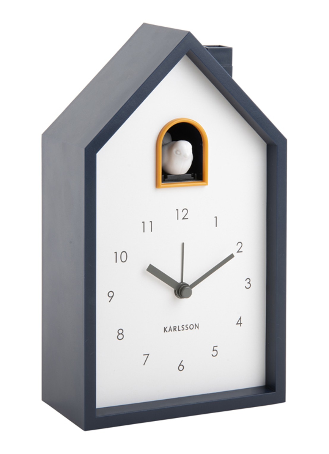 Karlsson Modern Cuckoo wekker - detail blauw
