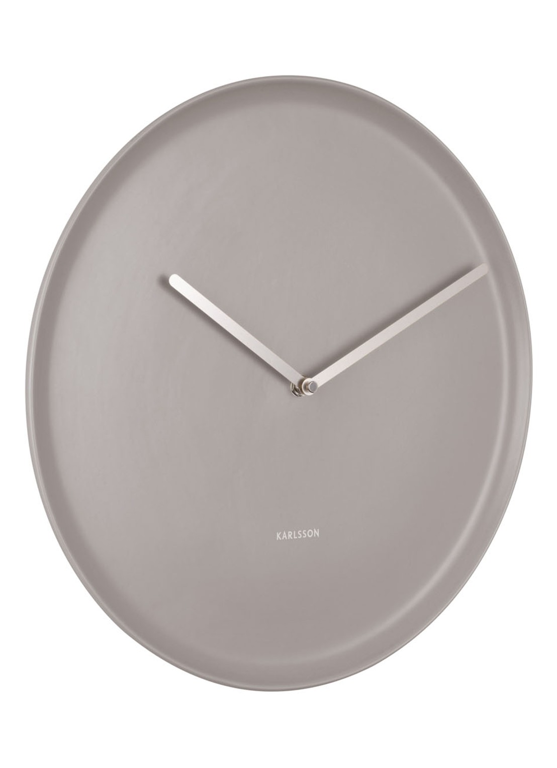 Karlsson Plate wandklok  - detail 4 taupe