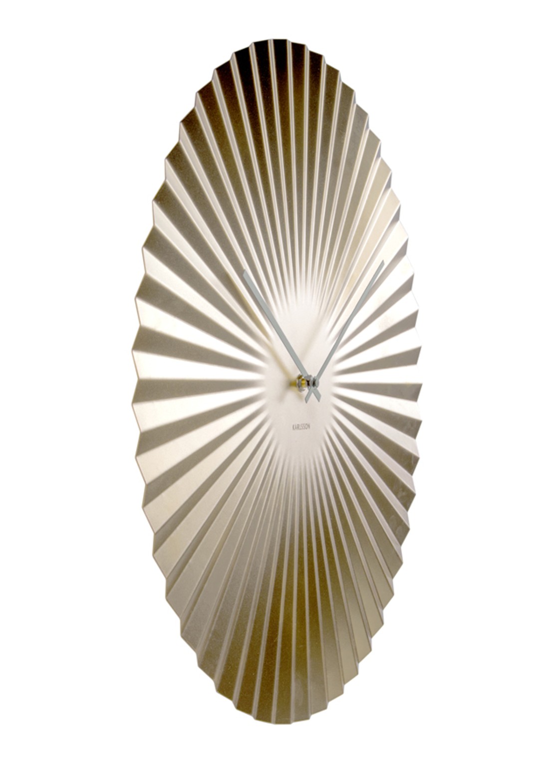 Karlsson Sensu XL wandklok  - detail goud