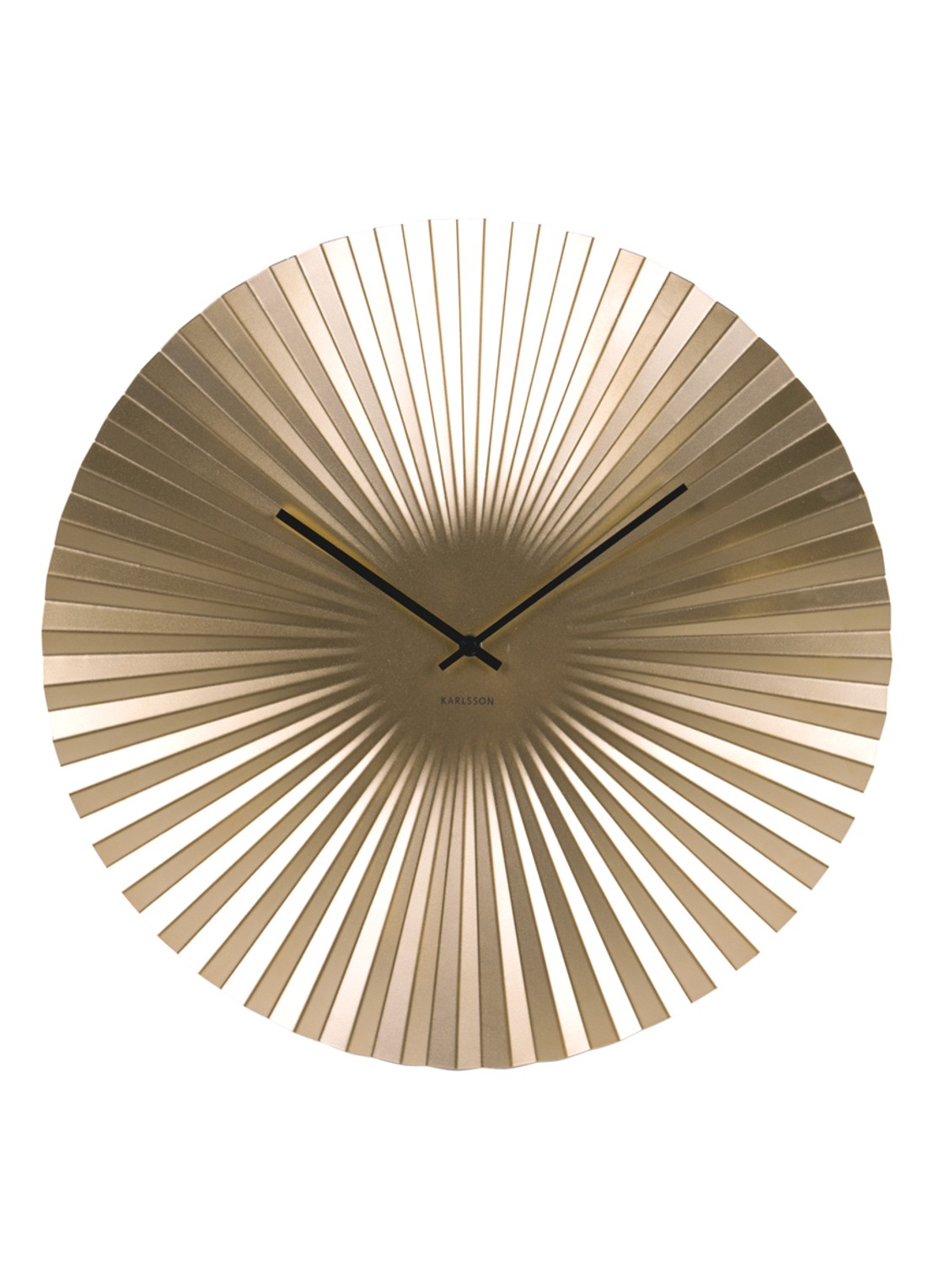 Karlsson Sensu XL wandklok  - voorkant 3 goud