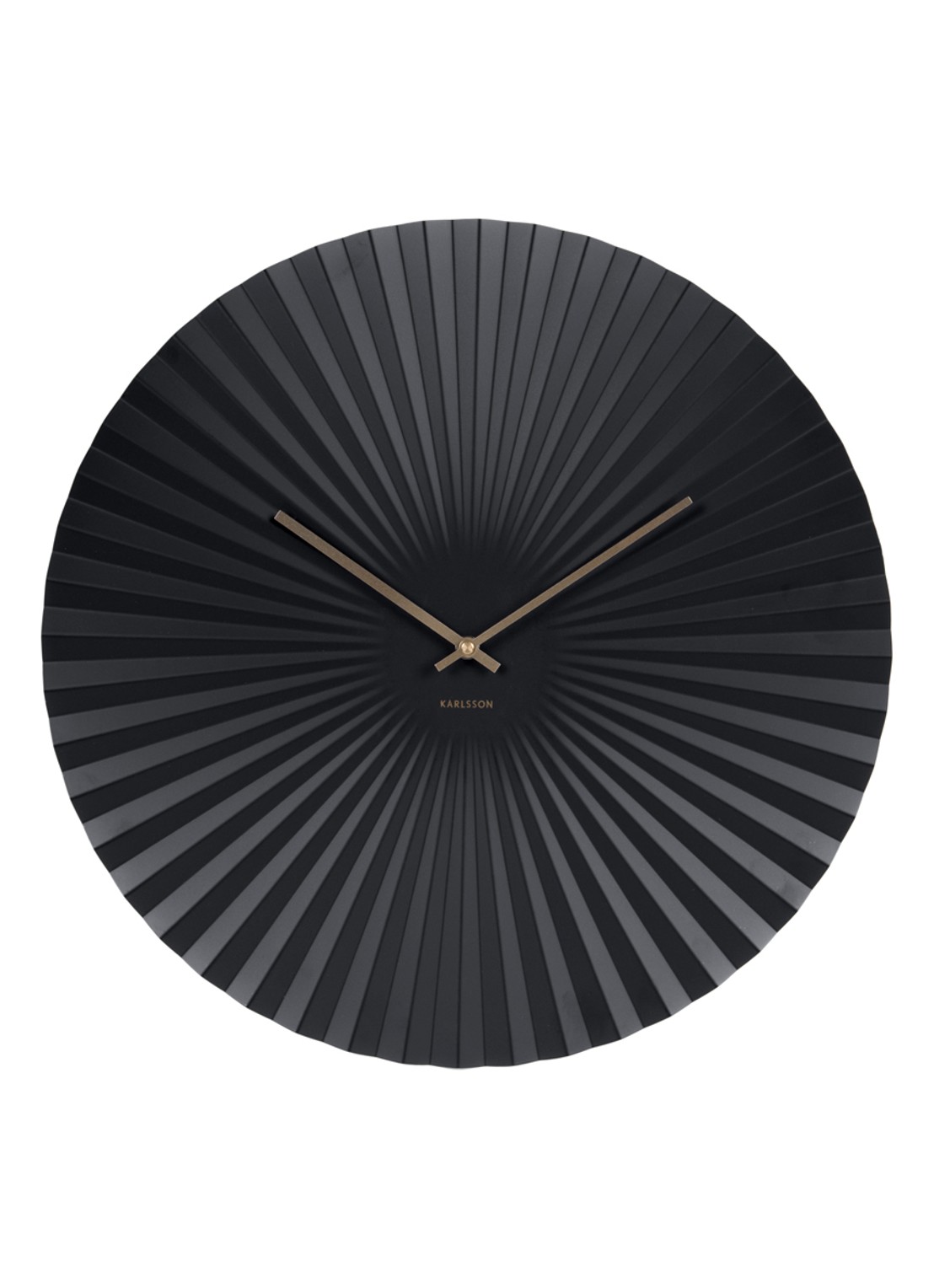 Karlsson Sensu XL wandklok  - voorkant 3 zwart