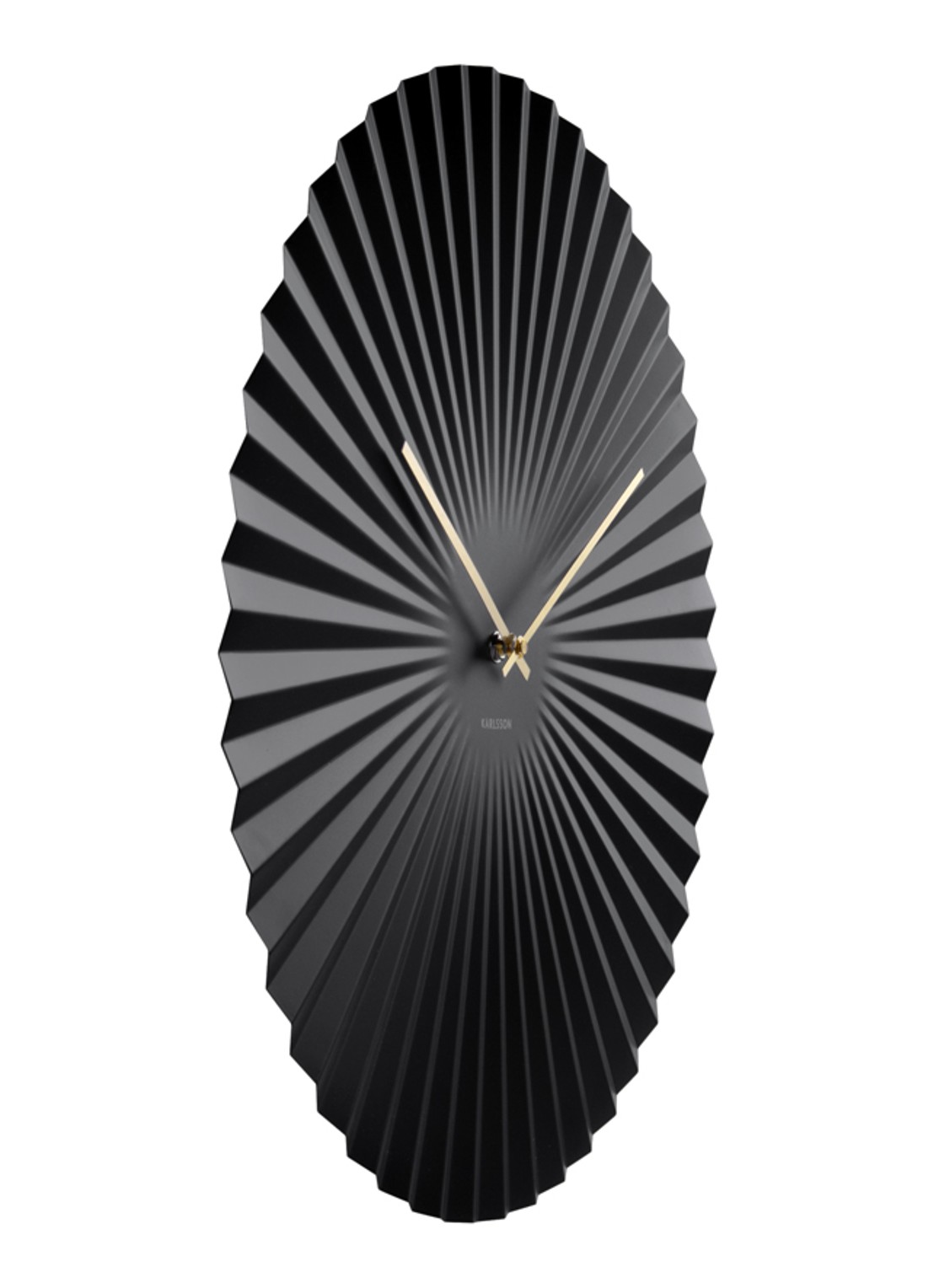 Karlsson Sensu XL wandklok  - voorkant 4 zwart