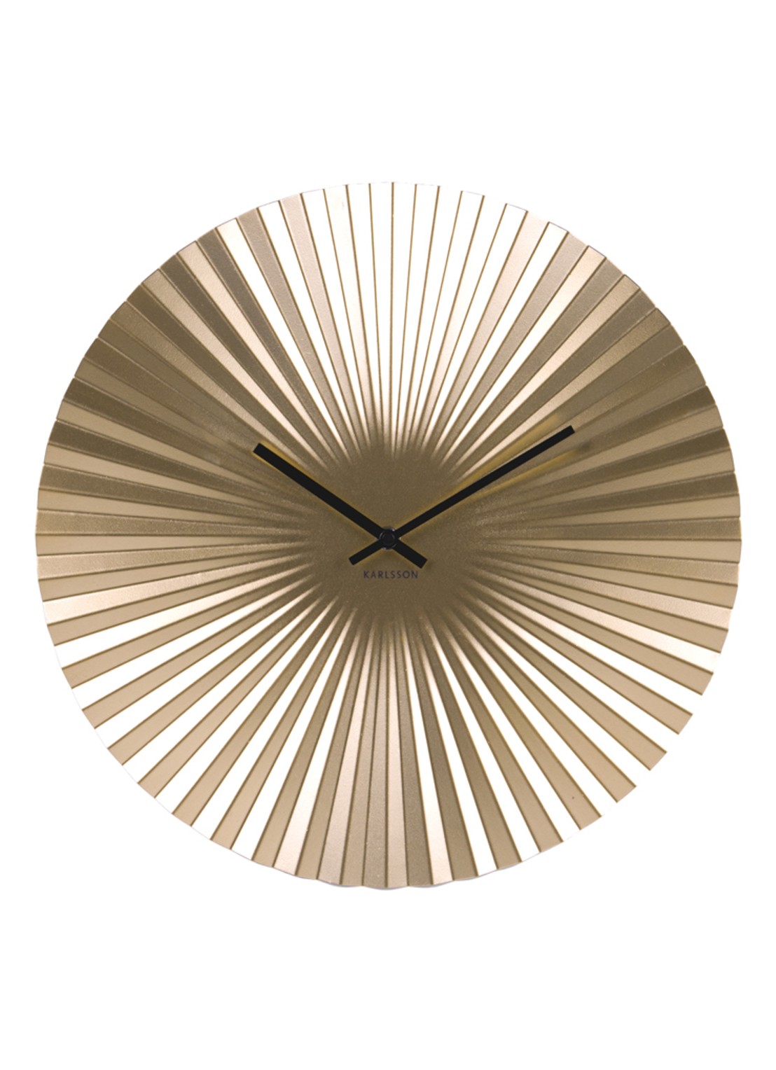 Karlsson Wandklok 40 cm - voorkant goud