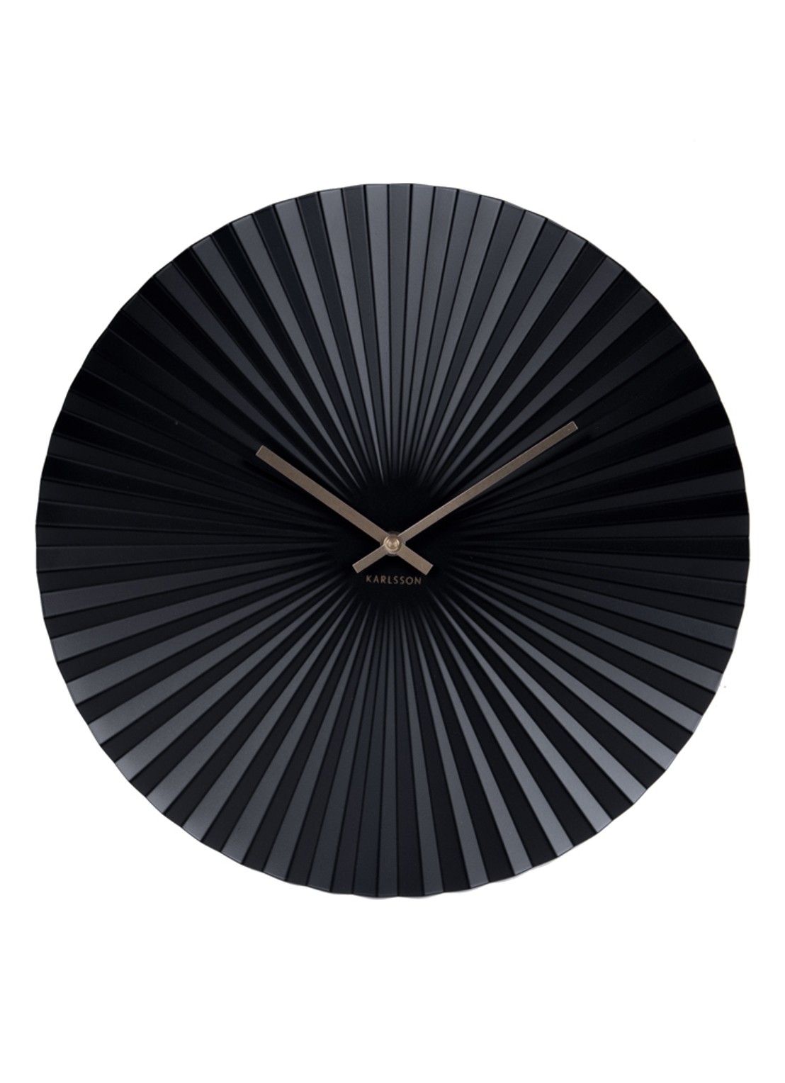 Karlsson Wandklok 40 cm - voorkant 4 zwart