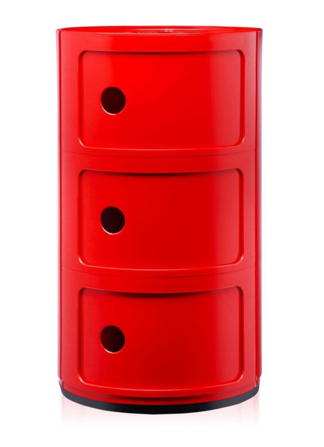 Kartell Componibili kast nachtkastje large  - voorkant rood