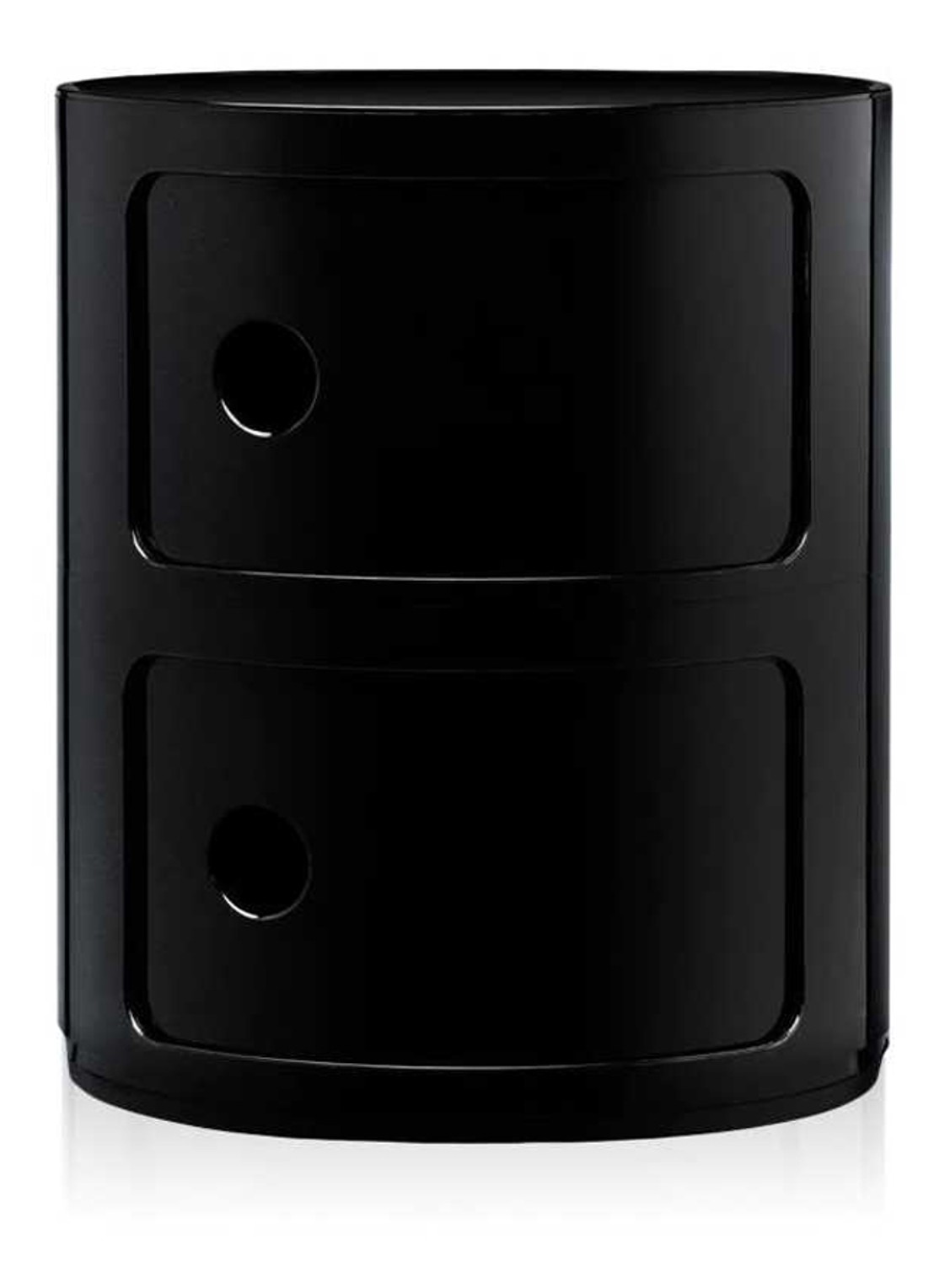 Kartell Componibili opbergkast 40 x 32 cm - voorkant zwart