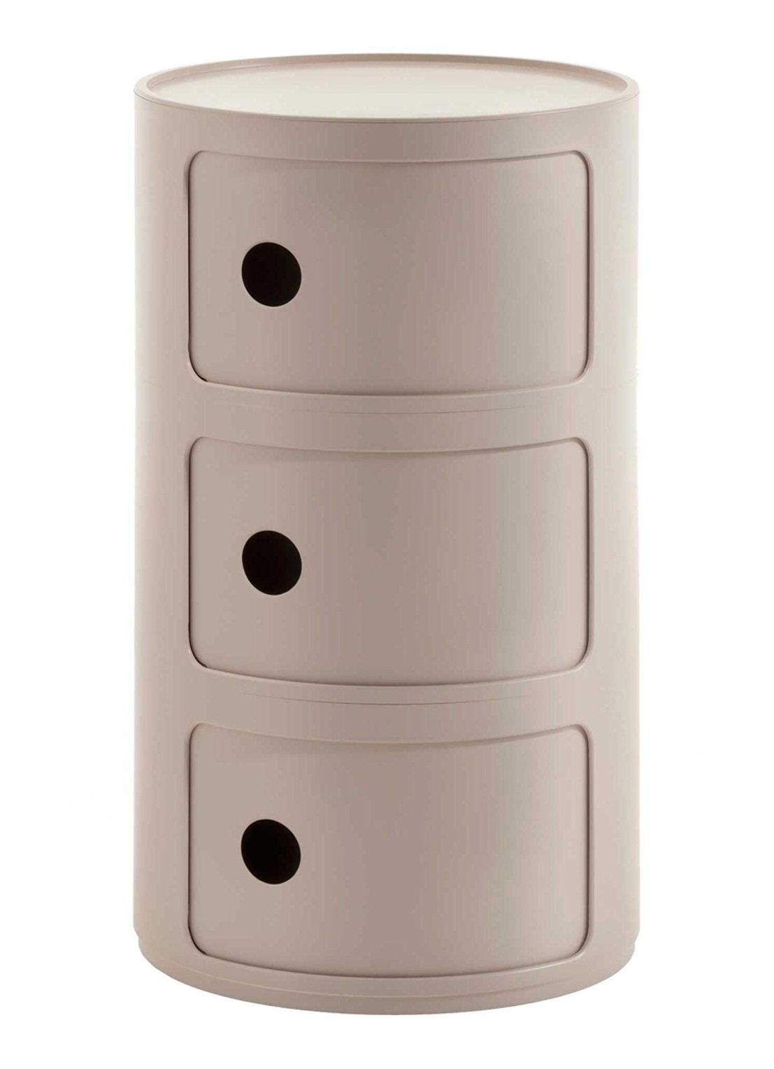 Kartell Componibili opbergkast 58 x 32 cm - voorkant wit