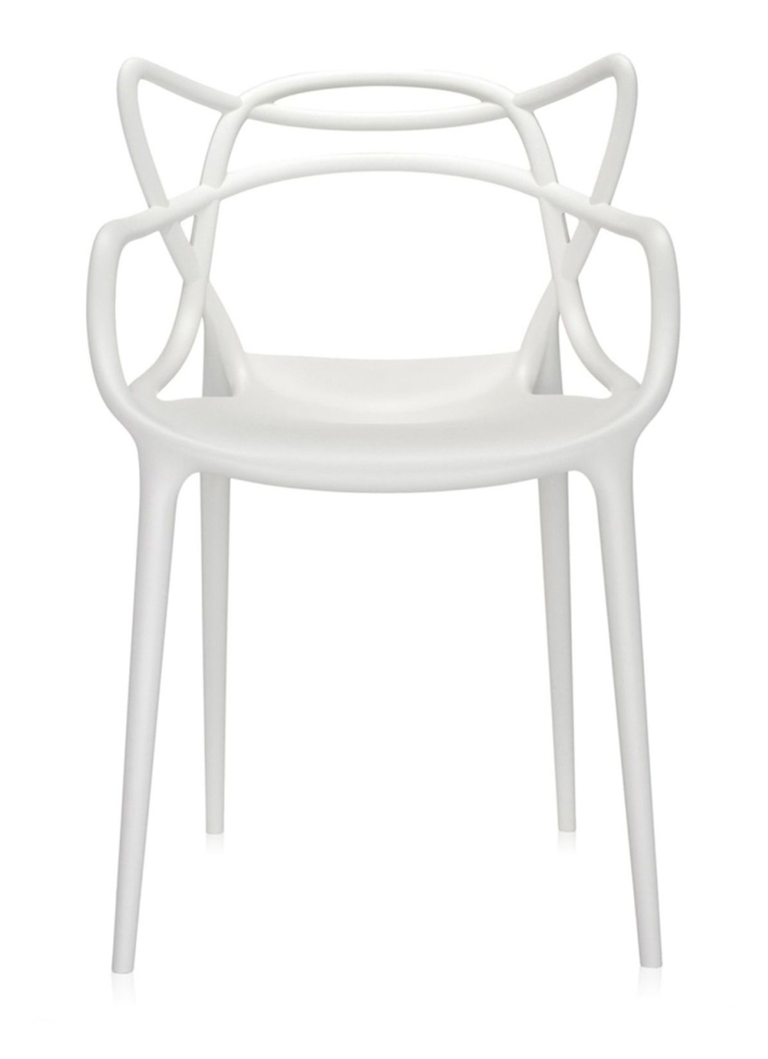 Kartell Masters stoel  - voorkant wit