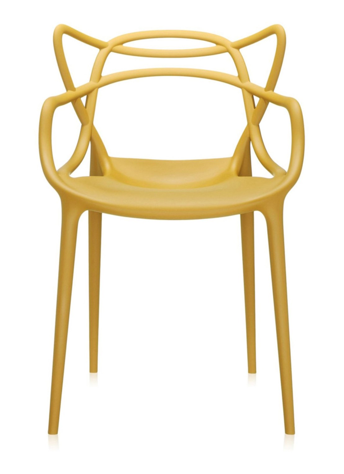 Kartell Masters stoel  - voorkant geel
