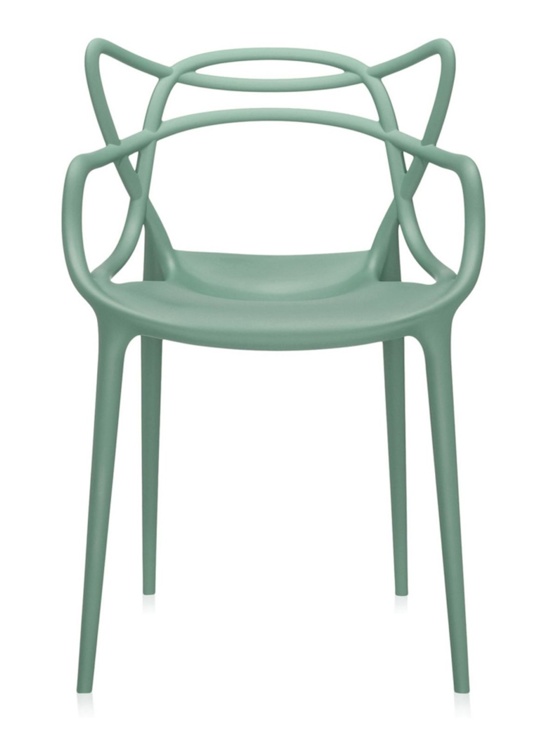 Kartell Masters stoel  - voorkant groen