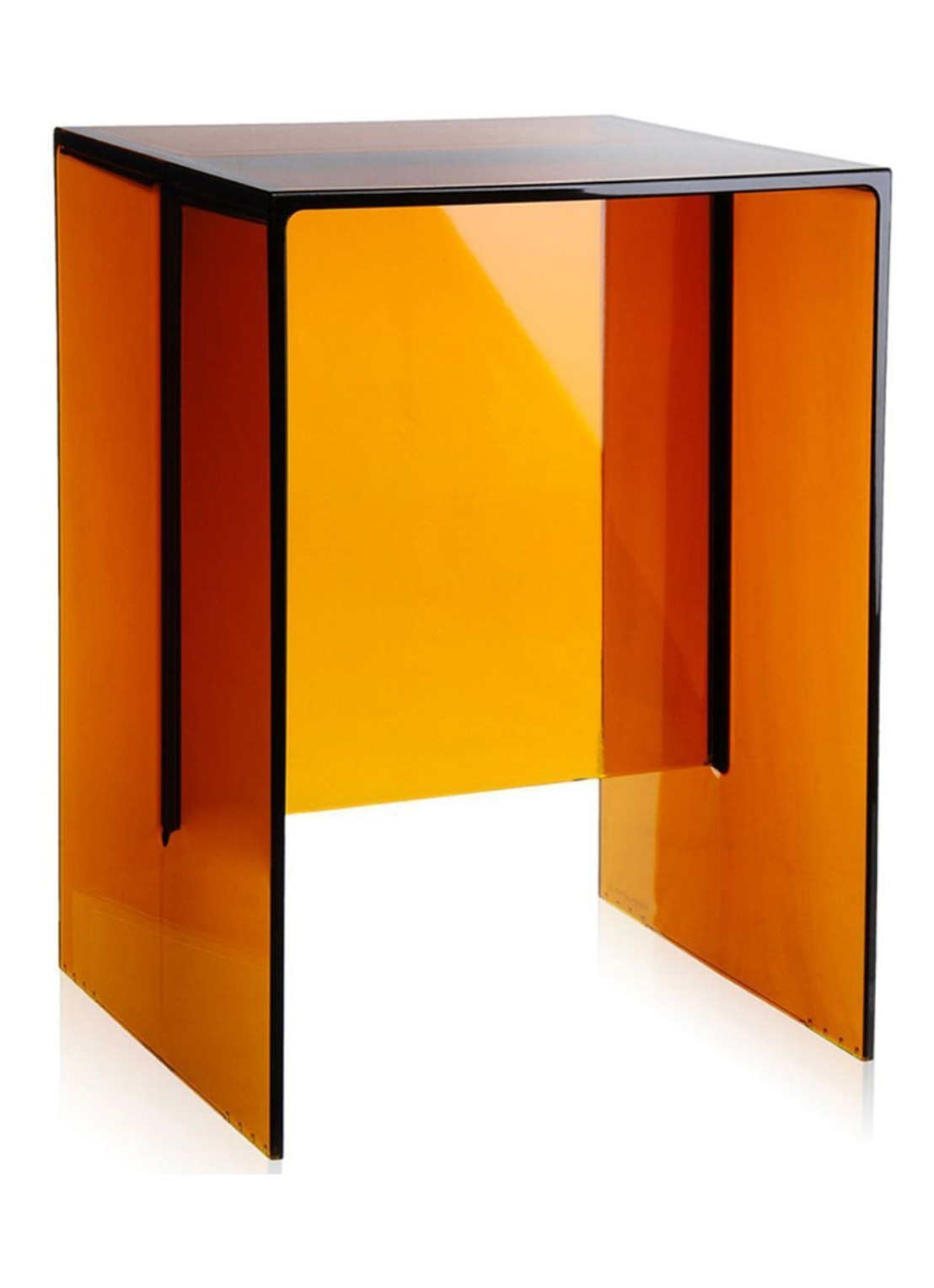 Kartell Max Beam bijzettafel  - voorkant oranje