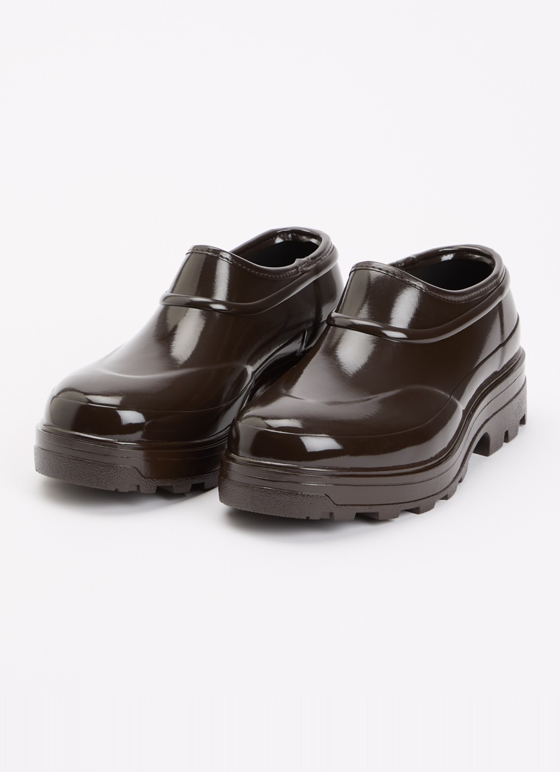 KASSL Editions Beth instapper met lakfinish - detail 4 bruin