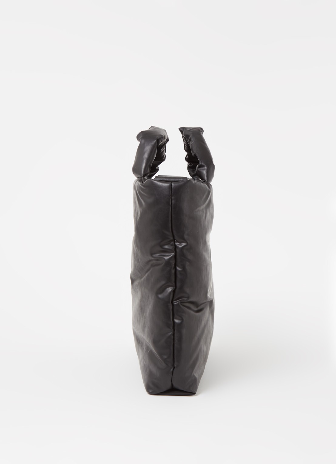 KASSL Editions Pillow Small gewateerde schoudertas - detail 2 zwart