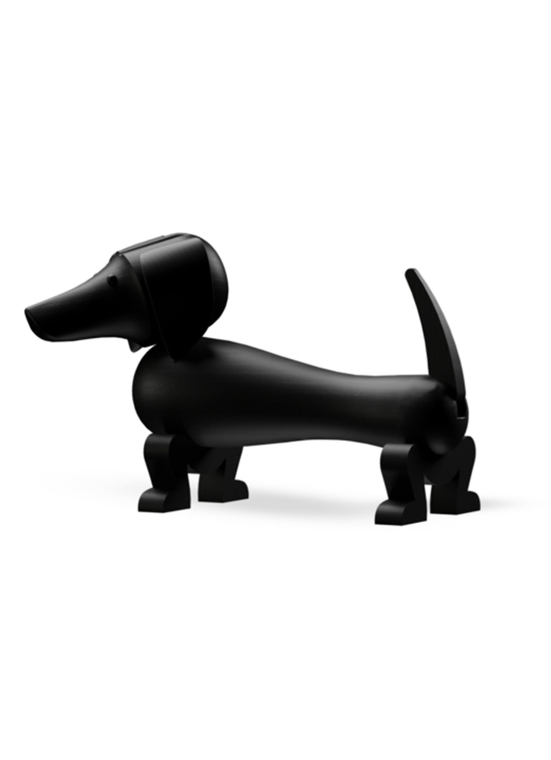 Kay Bojesen Dog Small ornament 11 cm - detail 4 zwart