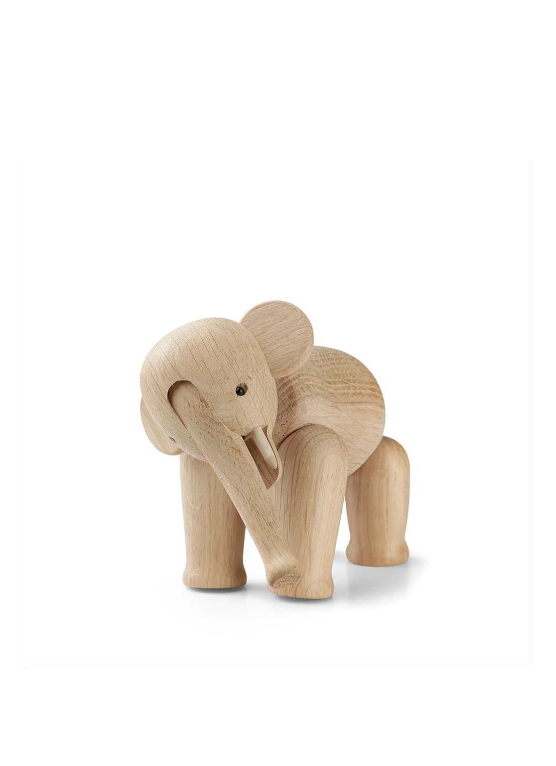 Kay Bojesen Elephant Mini ornament 9,5 cm - voorkant 3 zand