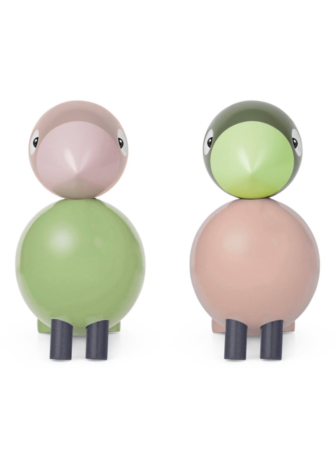 Kay Bojesen Lovebirds ornament 9 cm - detail groen