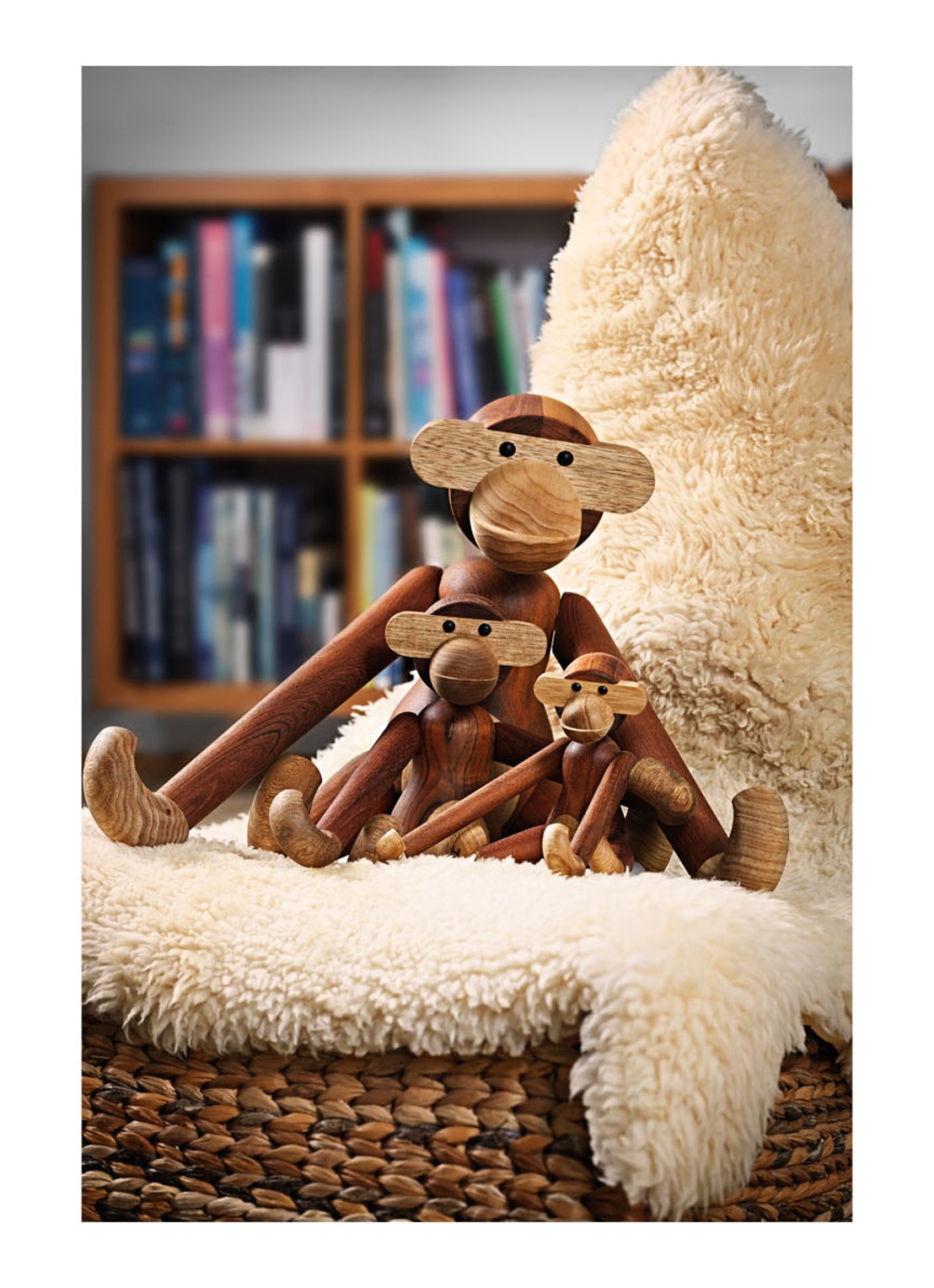 Kay Bojesen Monkey M ornament 28 cm - detail 4 bruin
