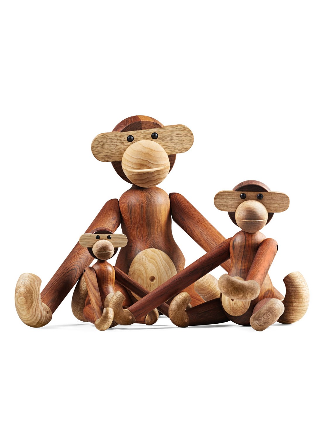Kay Bojesen Monkey M ornament 28 cm - detail 6 bruin